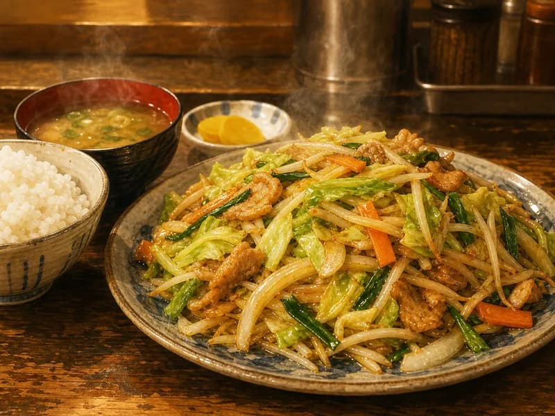野菜炒め定食